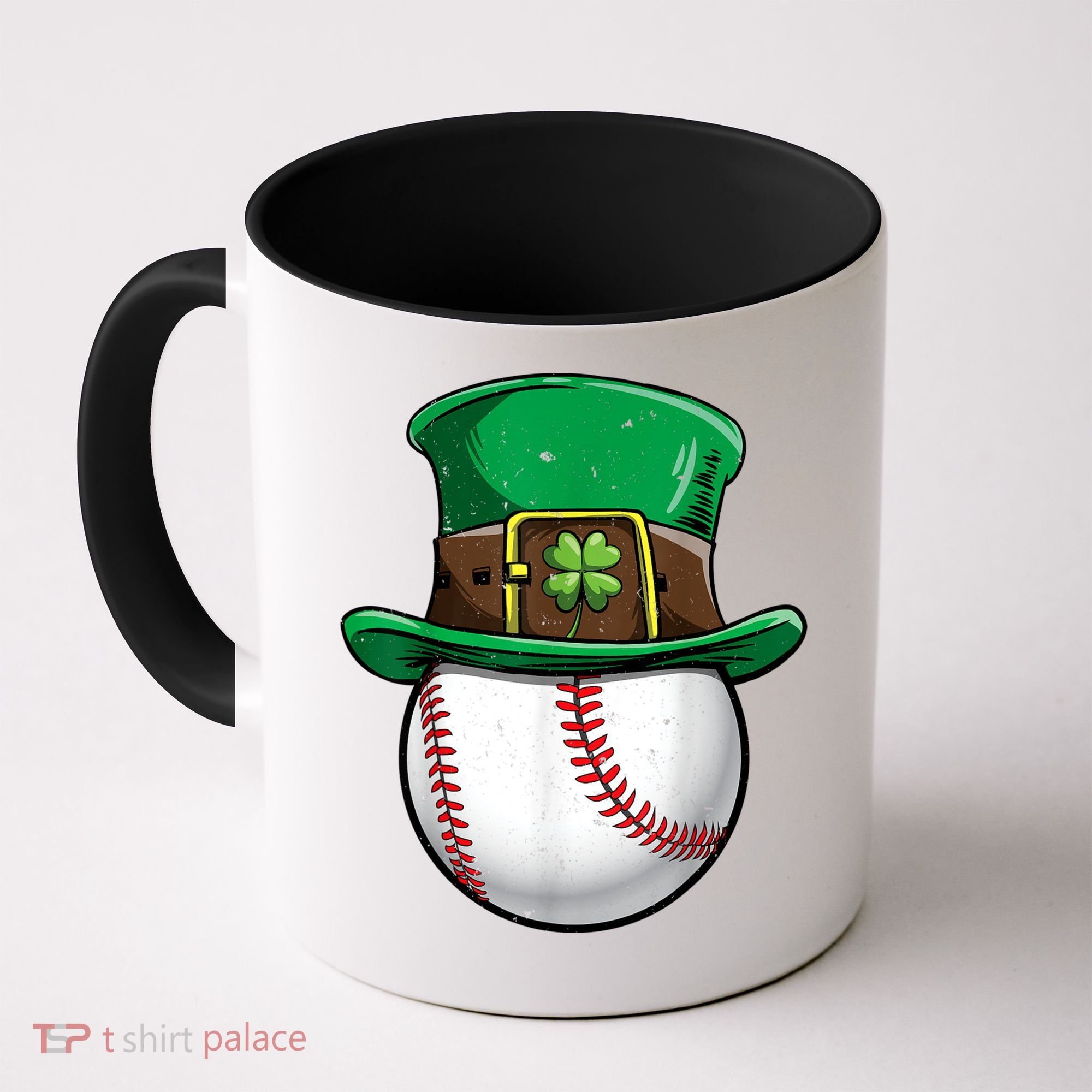 St Patricks Day, Baseball St Patricks Day Coffee Mug