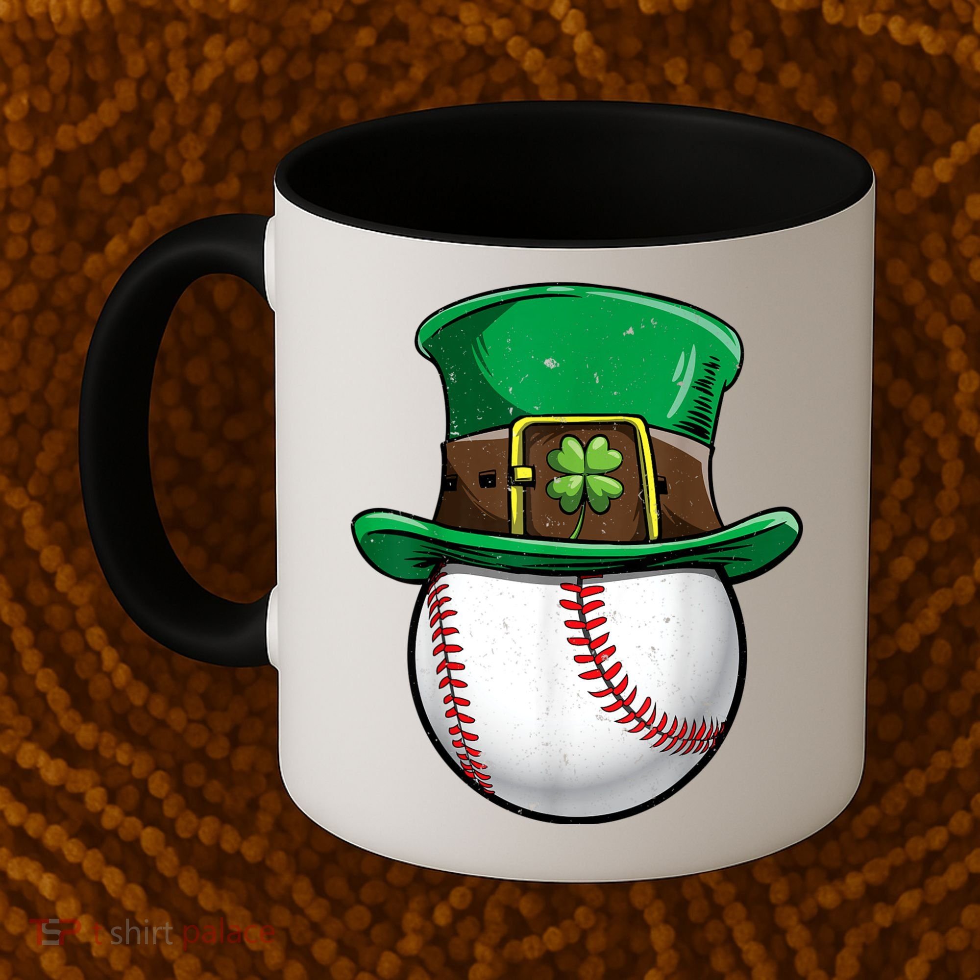 St Patricks Day, Baseball St Patricks Day Coffee Mug