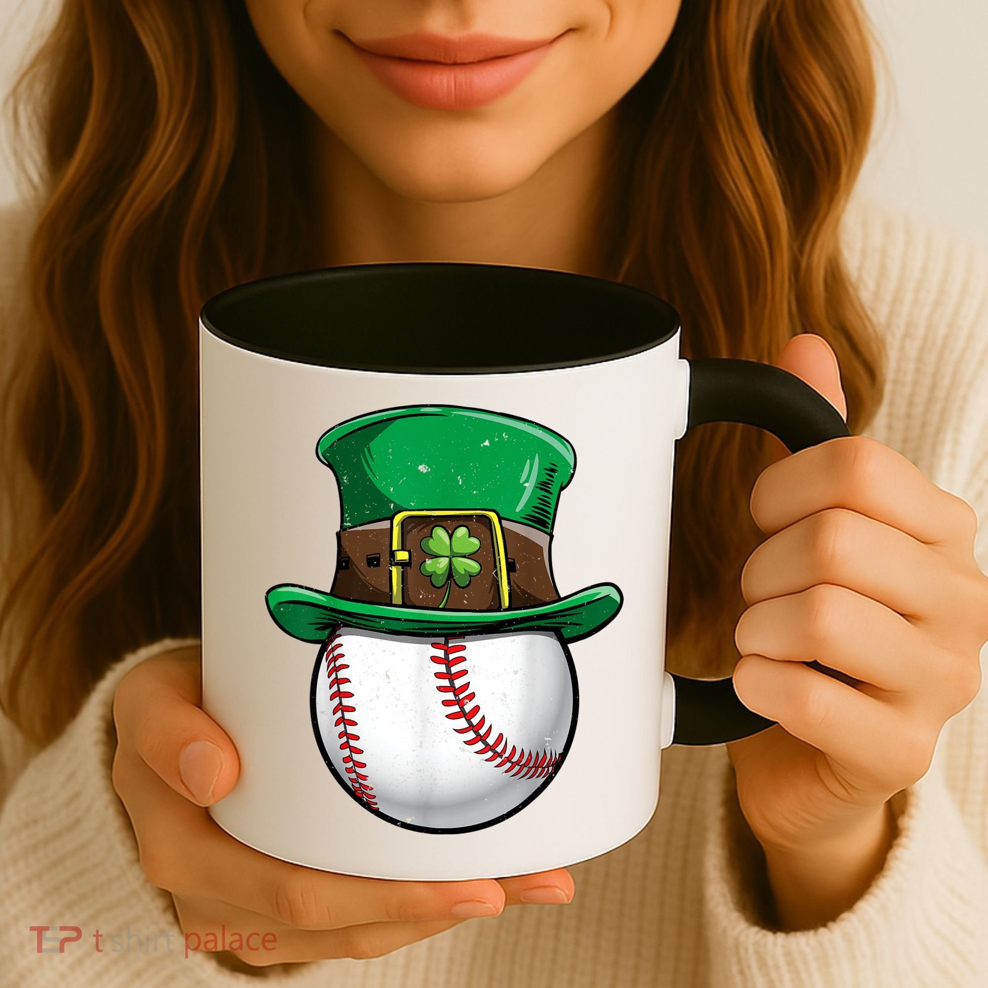 St Patricks Day, Baseball St Patricks Day Coffee Mug