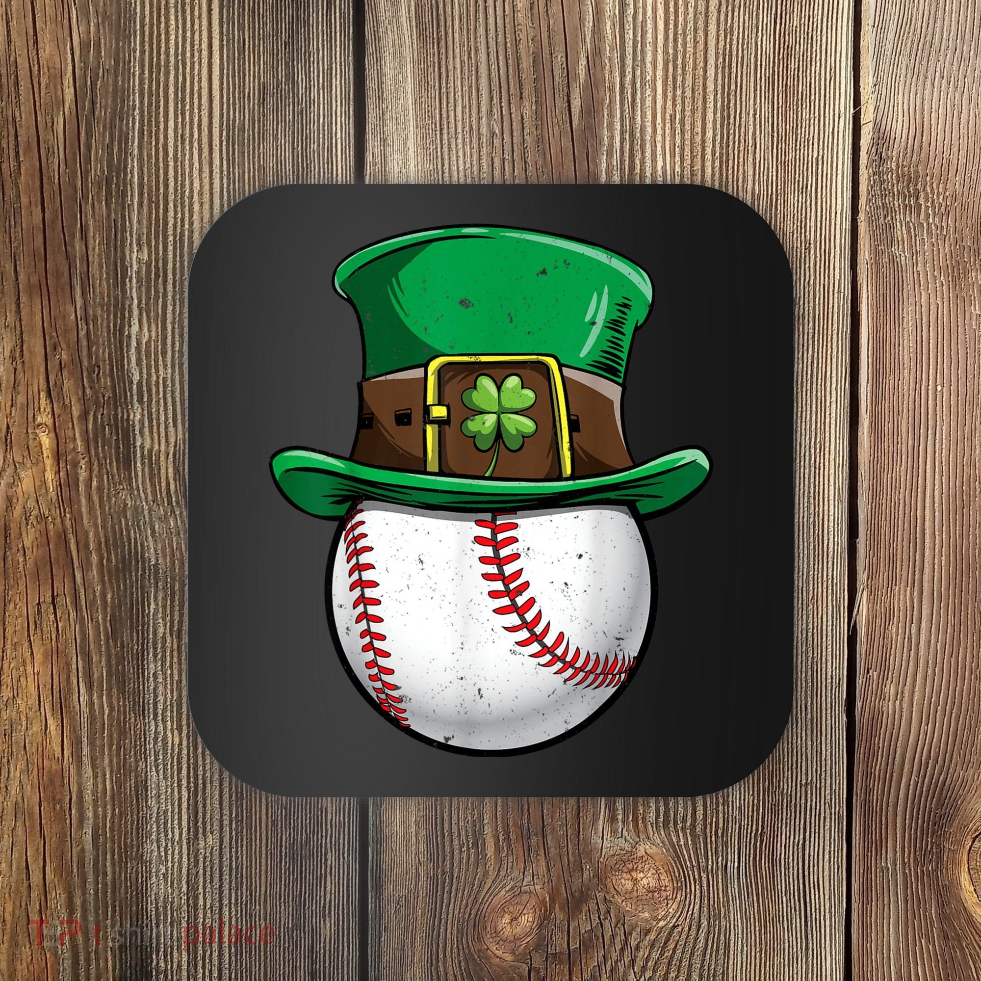 St Patricks Day, Baseball St Patricks Day Coaster