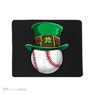 St Patricks Day, Baseball St Patricks Day Mousepad