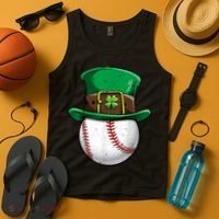 St Patricks Day, Baseball St Patricks Day Tank Top thumb 4