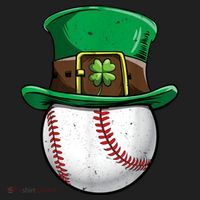 St Patricks Day, Baseball St Patricks Day Golf Towel thumb 3