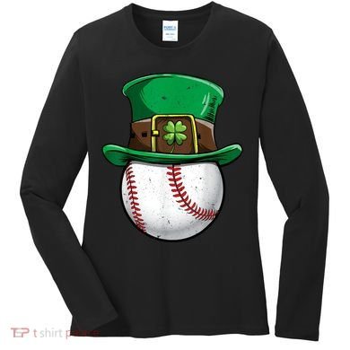 St Patricks Day, Baseball St Patricks Day Women's Long Sleeve Shirt