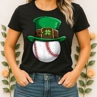 St Patricks Day, Baseball St Patricks Day Women's T-Shirt thumb 2