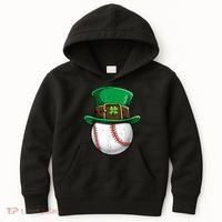 St Patricks Day, Baseball St Patricks Day Kids Hoodie thumb 0