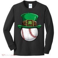 St Patricks Day, Baseball St Patricks Day Kids Long Sleeve Shirt thumb 0
