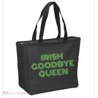 St Patricks Day Irish Goodbye Queen Tote Bag thumb 2
