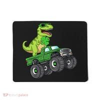 St Patricks Day T Rex Riding Monster Truck Dino Mousepad thumb 0