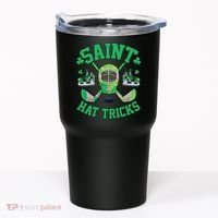 St Patrick's Day Hockey Saint Hat Tricks Shamrock Tumbler thumb 0