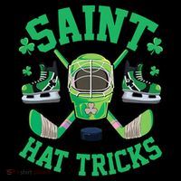 St Patrick's Day Hockey Saint Hat Tricks Shamrock Ornament thumb 1