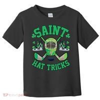 St Patrick's Day Hockey Saint Hat Tricks Shamrock Toddler T-Shirt thumb 0