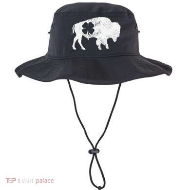 St Patrick's Day Green Shamrock Buffalo Bison Irish Saint Funny Bucket Hat