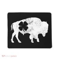 St Patrick's Day Green Shamrock Buffalo Bison Irish Saint Funny Mousepad thumb 0