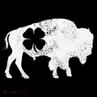 St Patrick's Day Green Shamrock Buffalo Bison Irish Saint Funny Ornament thumb 1