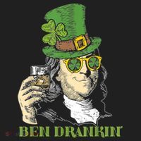 St Patricks Day, Ben Drankin, Funny St Patricks Day, St Patricks Day Drinking Tumbler thumb 3