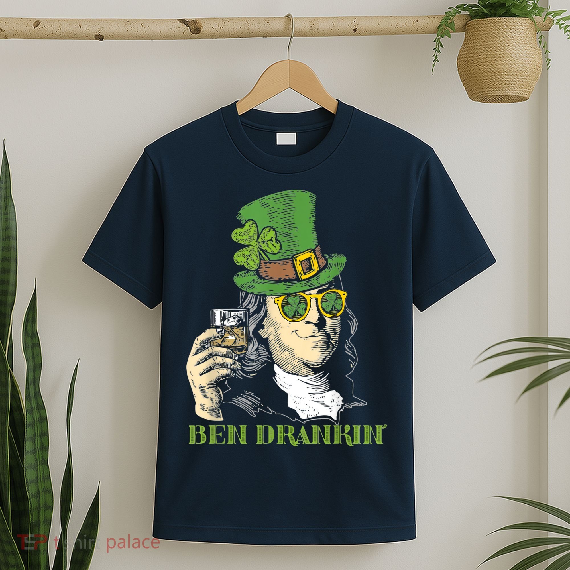 St Patricks Day, Ben Drankin, Funny St Patricks Day, St Patricks Day Drinking T-Shirt