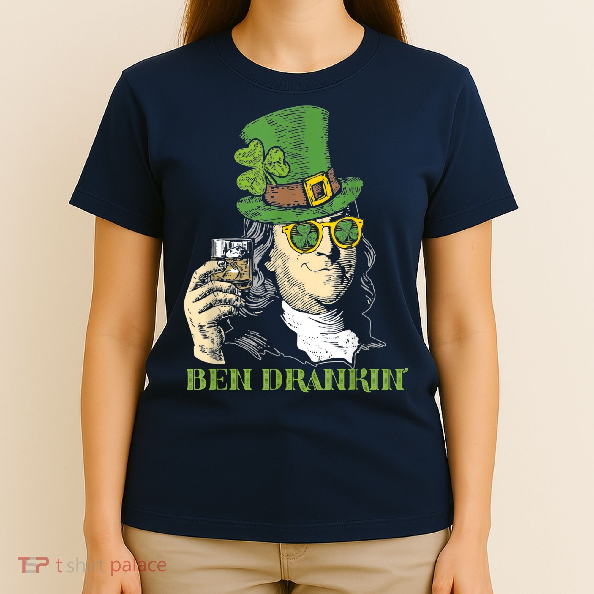 St Patricks Day, Ben Drankin, Funny St Patricks Day, St Patricks Day Drinking T-Shirt