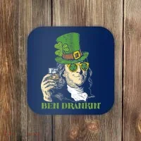 St Patricks Day, Ben Drankin, Funny St Patricks Day, St Patricks Day Drinking Coaster thumb 0