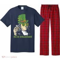 St Patricks Day, Ben Drankin, Funny St Patricks Day, St Patricks Day Drinking Pajama Set thumb 0