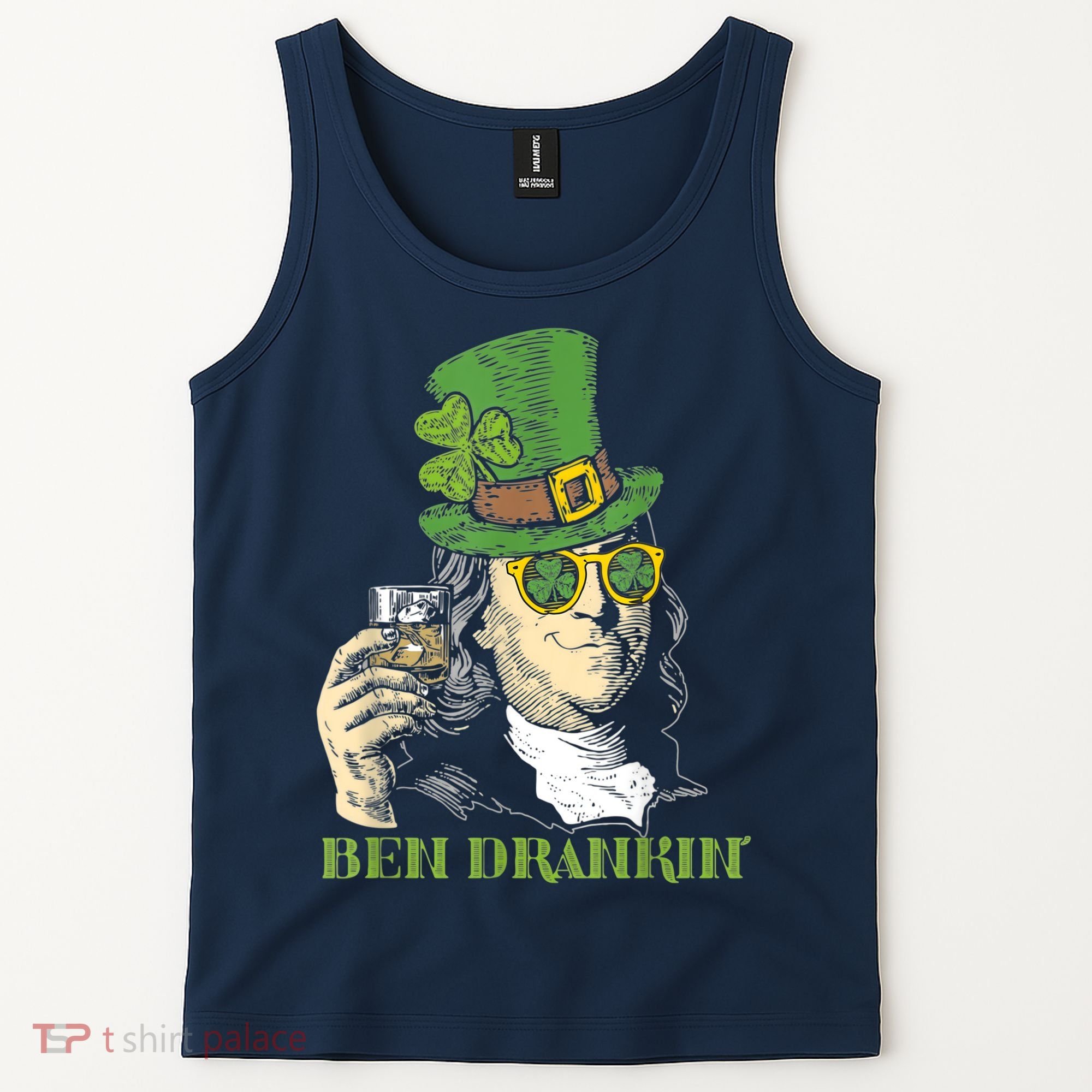 St Patricks Day, Ben Drankin, Funny St Patricks Day, St Patricks Day Drinking Tank Top