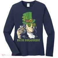 St Patricks Day, Ben Drankin, Funny St Patricks Day, St Patricks Day Drinking Women's Long Sleeve Shirt thumb 0