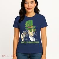 St Patricks Day, Ben Drankin, Funny St Patricks Day, St Patricks Day Drinking Women's T-Shirt thumb 4