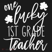 St Patricks Day One Lucky First Grade Teacher St Pattys Day Ornament thumb 1