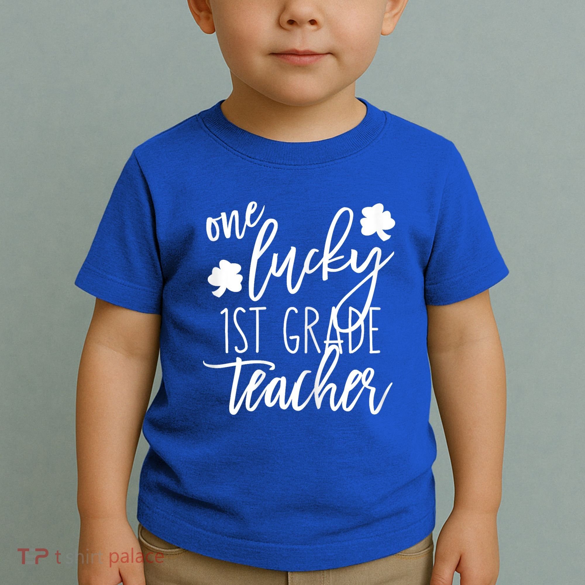 St Patricks Day One Lucky First Grade Teacher St Pattys Day Toddler T-Shirt