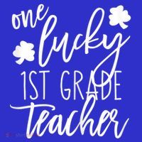 St Patricks Day One Lucky First Grade Teacher St Pattys Day Women's Long Sleeve Shirt thumb 2