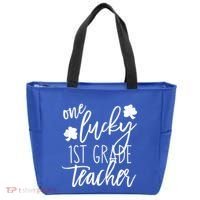 St Patricks Day One Lucky First Grade Teacher St Pattys Day Tote Bag thumb 0