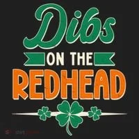 St. Patrick's Day Dibs On The Redhead Women's Sweatshirt thumb 2