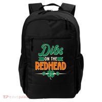 St. Patrick's Day Dibs On The Redhead Backpack thumb 0