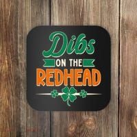 St. Patrick's Day Dibs On The Redhead Coaster thumb 0