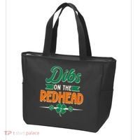 St. Patrick's Day Dibs On The Redhead Tote Bag thumb 3