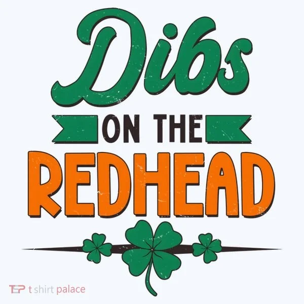 St. Patrick's Day Dibs On The Redhead Doggie Tank