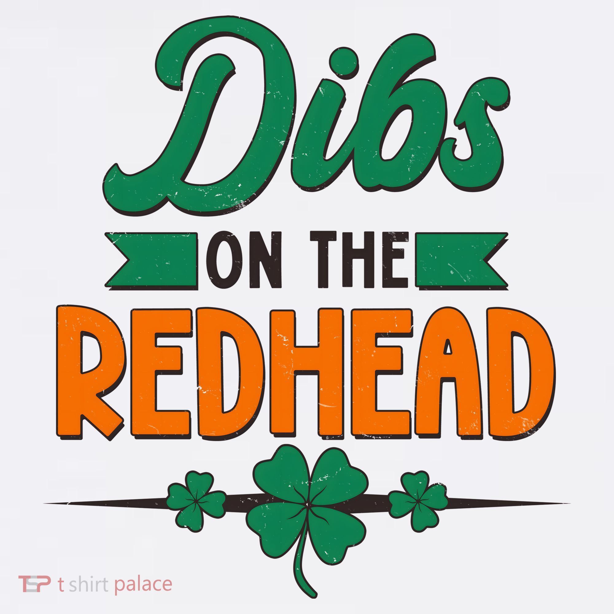 St. Patrick's Day Dibs On The Redhead Mousepad