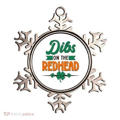 St. Patrick's Day Dibs On The Redhead Ornament