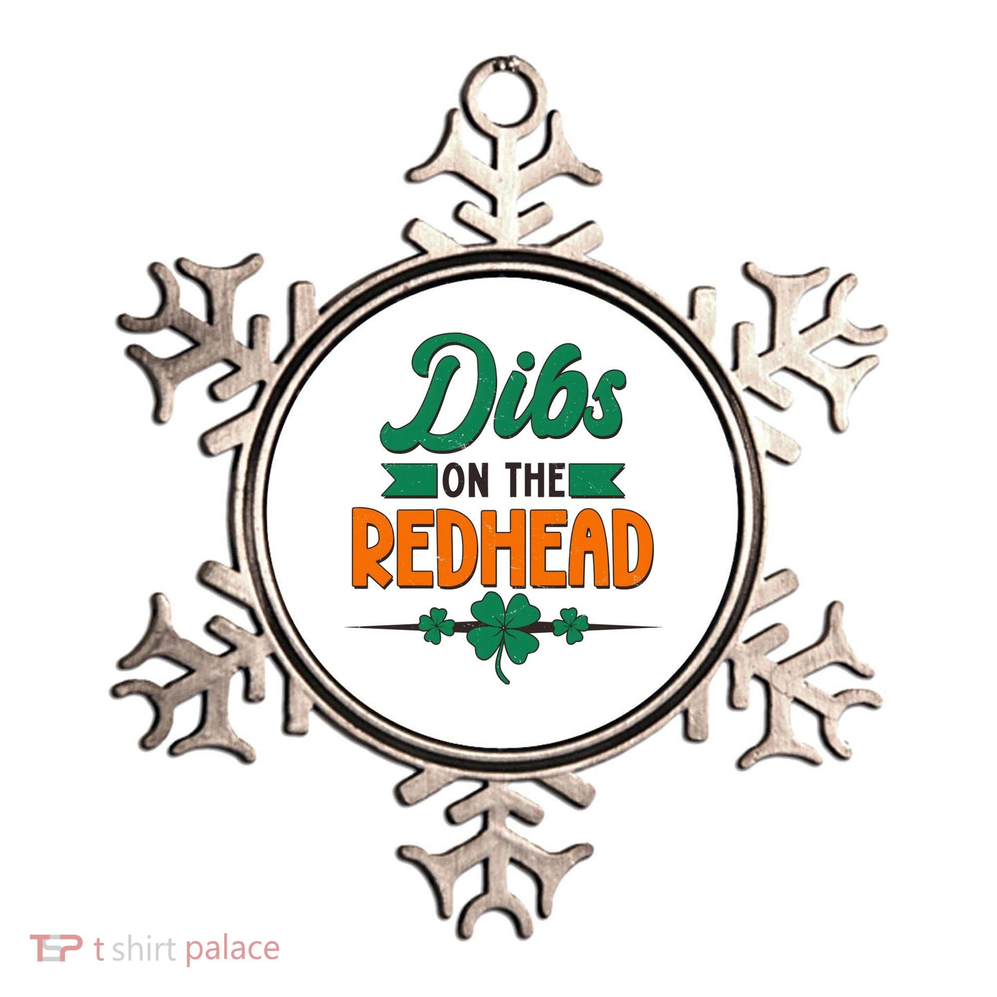 St. Patrick's Day Dibs On The Redhead Ornament