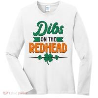 St. Patrick's Day Dibs On The Redhead Women's Long Sleeve Shirt thumb 0