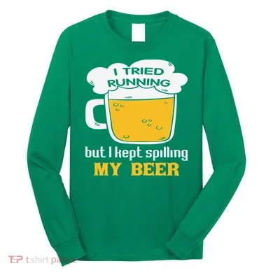 St Patrick's Day Drinking Long Sleeve Shirt