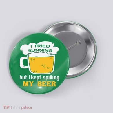 St Patrick's Day Drinking Button