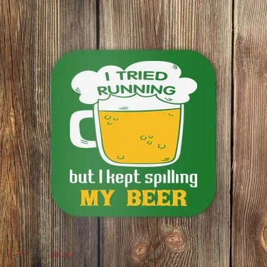 St Patrick's Day Drinking Coaster