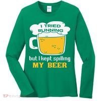St Patrick's Day Drinking Women's Long Sleeve Shirt thumb 0