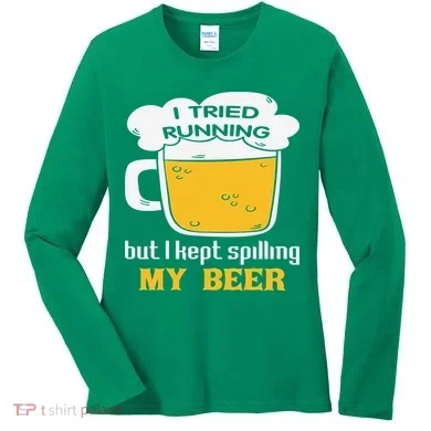 St Patrick's Day Drinking Women's Long Sleeve Shirt
