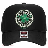 St. Patrick's Day Not Lucky Simply Blessed Romans 4 78 Hat thumb 0