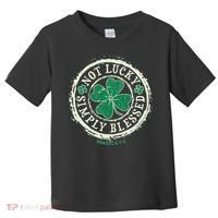 St. Patrick's Day Not Lucky Simply Blessed Romans 4 78 Toddler T-Shirt thumb 0