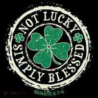 St. Patrick's Day Not Lucky Simply Blessed Romans 4 78 Women's T-Shirt thumb 6