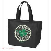 St. Patrick's Day Not Lucky Simply Blessed Romans 4 78 Tote Bag thumb 3