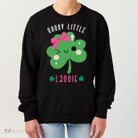 St Patricks Day Sassy Little Lassie Cute Funny Women's Sweatshirt thumb 0